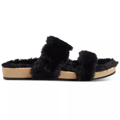 Zapatillas Jack Rogers para mujer negras Lauren cómodas de piel sintética acogedoras con correa talla 9,5 M Foto 1 de 4