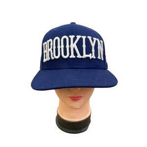 New Era Brooklyn Snapback Hat Cooperstown Collection Adjustable Blue White - Picture 1 of 7