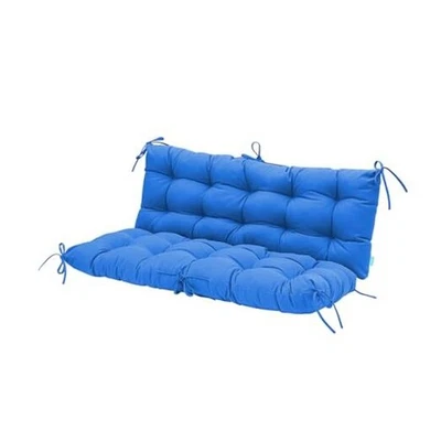  Cojín de banco exterior/interior, cojines de repuesto Porch Swing 2-3 azul marino Foto 1 de 4