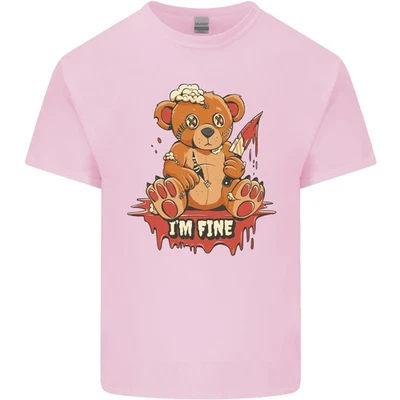 Zombie Teddy Bear Halloween Gothic Murder Kids T-Shirt Childrens - Image 1 of 4