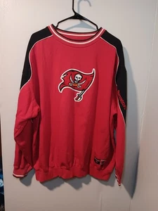 Raro maglione felpa vintage Nfc South Tampa Bay Buccaneers NFL rosso anni 90 XL - Foto 1 di 7