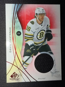 2024-25 Upper Deck SP Game Used David Pastrnak #75 Red Jersey - Bild 1 von 2