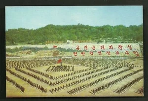 Pyongyang Stadium Military show Korea 70s - Picture 1 of 1