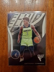 Anthony Edwards 2021-22 Panini Flux Basketball Fluid Insert #20 - Picture 1 of 2