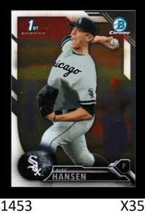 1-2016 BOWMAN CHROME DRAFT ALEC HANSEN WHITE SOX QTY - Picture 1 of 2
