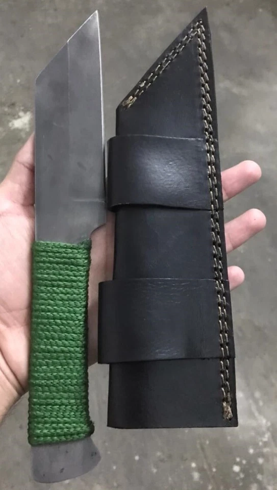 Vikings Custom handmade beautiful seax knife, With leather Sheath Cover - Image 1 of 3