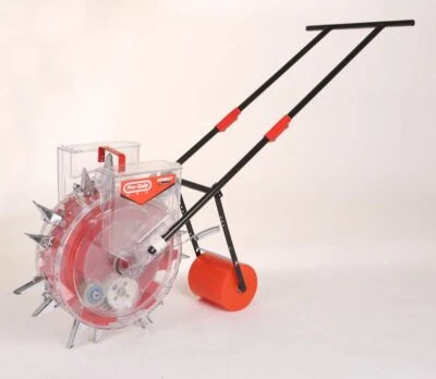 MANUAL HAND PUSH SEEDER PLANTER WITH FERTILIZER DISPENSER - image 1 of 4