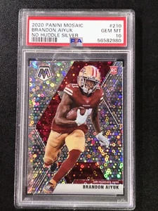 2020 Brandon Aiyuk RC #210 Mosaic No Huddle Silver Prizm Psa 10 Gem 49ers 🔥  - Picture 1 of 4