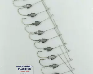 10 cabezales de cebo giratorio 3/8 oz. SIN PINTAR - Cuerpos de cebo giratorio - Lote de aparejos de pesca - Imagen 1 de 2