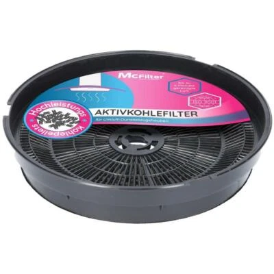 MCFILTER Aktiv Kohlefilter rund für Dunstabzugshaube AEG Electrolux Juno Zanker Zanussi