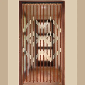 Bambus Perlen Tür Vorhang Holz Fliegen Vorhang Zimmer Fenster Jalousie 90*175cm - Bild 1 von 11