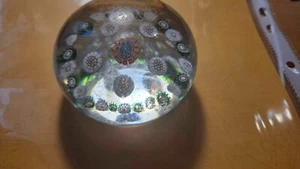 Glass Art! Russian Imperial Glass Multicoloured Vintage DecorativePaperweight! - Picture 1 of 2