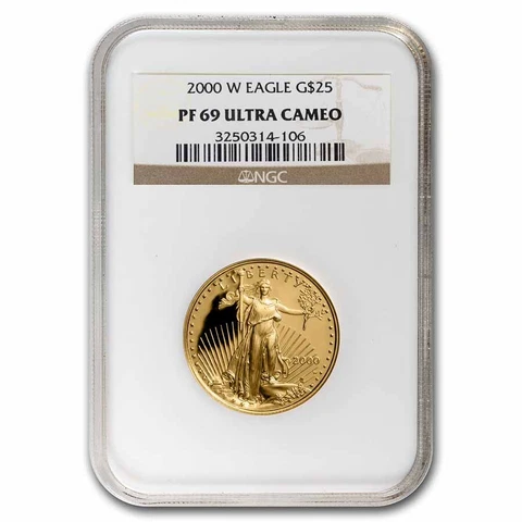 2000-W 1/2 oz Proof American Gold Eagle PF-69 UCAM NGC - SKU#4875 Cover