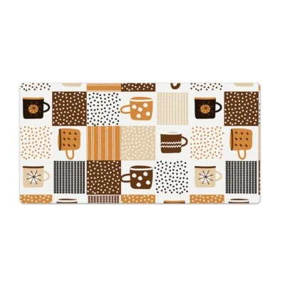 Schreibtischunterlage Schreibtischmatte Mauspad Tassen Keramiken 100x50 - Bild 1 von 4