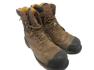 Botas de trabajo Dakota para hombre 537 8"" Quad Comfort punta de aluminio placa de comp marrón 12W - Imagen 1 de 6