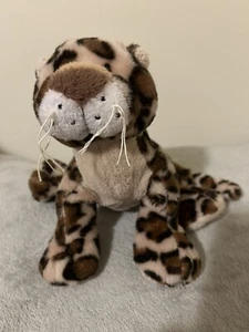 Webkinz Spotted Leopard Plush Stuffed Toy Super Soft Animal Ganz - Picture 1 of 8
