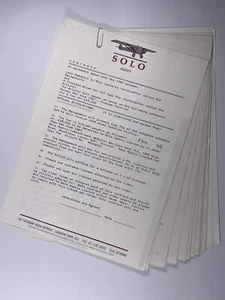 Iggy Pop Vertrag Rider Original Büro Kopie James Osterberg Jr 20th Mai 1987 - Zdjęcie 1 z 12