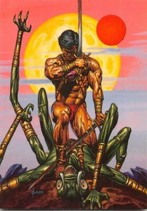 1995 FPG Joe Jusko's Edgar Rice Burroughs Collection II #104 The Indomitable Foe - Picture 1 of 2
