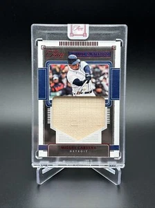 MIGUEL CABRERA 2022 Panini Three and Two Jumbo Swatches Red # /6 JS-MC Game Used - Picture 1 of 2