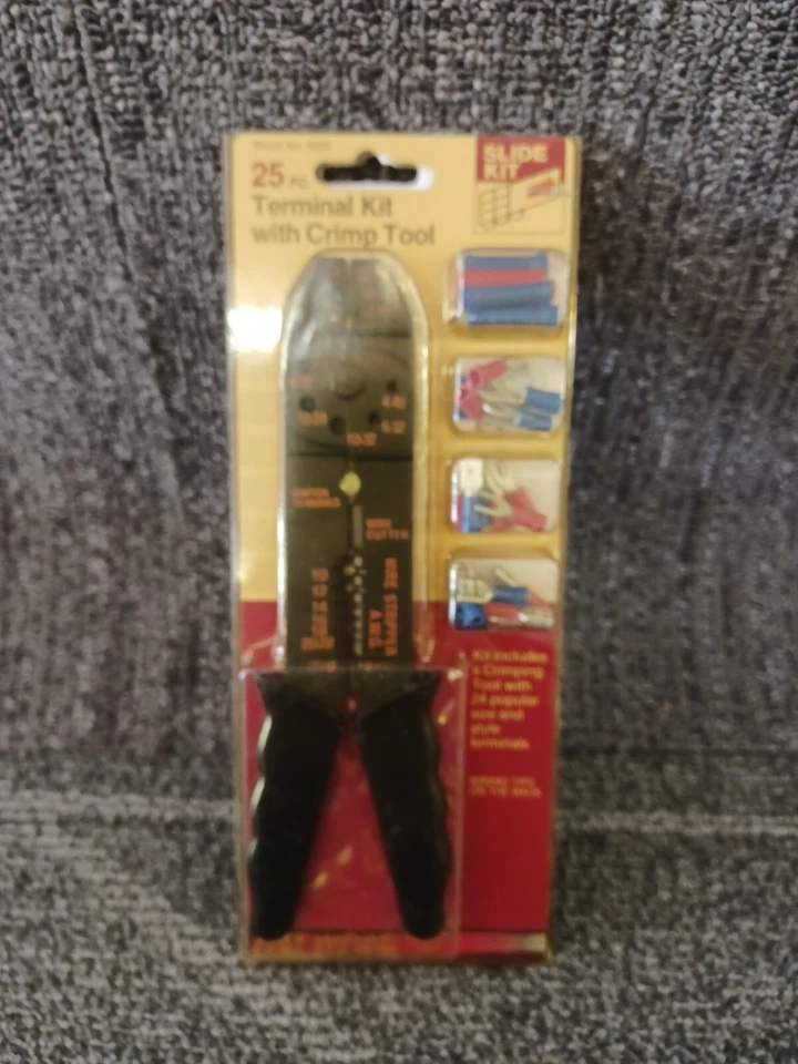 CalTerm #5025 Kit de terminales de 25 piezas con herramienta de crimpado Foto 1 de 1