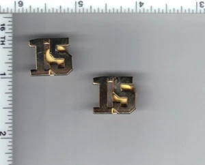 DECEPTION - Television Show - NYC Fictitious 15th Precinct Gold Collar Brass Set - Picture 1 of 1