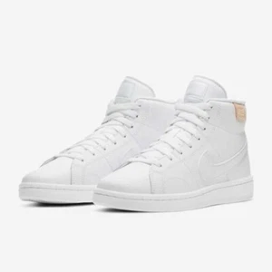 Nike COURT ROYALE 2 MID Women's Sneakers Trainers CT1725-100 White - Picture 1 of 5