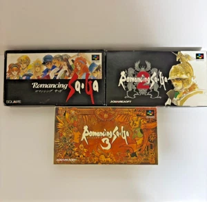 Romancing SaGa 1 2 3 CIB - SFC/SNES Nintendo Super Famicom SFC Square JPN in scatola - Foto 1 di 22