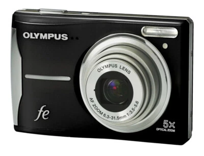 Olympus FE Model FE-46 LCD Digital Camera Black 6.3-31.5mm AF Zoom - Image 1 of 4