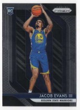 2018-19 Panini Prizm Jacob Evans III #212 3 RC Golden State Warriors