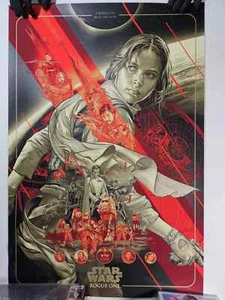 Mondo STAR WARS ROGUE ONE Martin Ansin VARIANT Signed Print Poster Sold Out - Picture 1 of 17