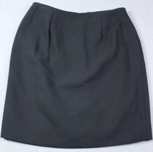 Pencil Skirt Womens 8 Black Modest Casual Career Professional Rear Zip Lined - Picture 1 of 6