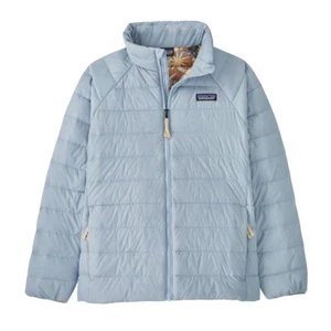 Patagonia Netplus Shell Down Jacket Youth Kids S Small 7-8 Black Puffer Full Zip - Picture 1 of 8