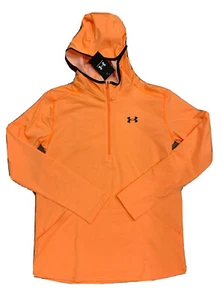 Under Armour Hoodie Boy XL Orange 1/4 Zip Boys Pullover 1366765 - Picture 1 of 4