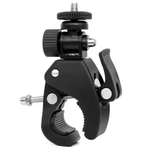 Bike Motorbike Handlebar Pole Clip Clamp Bracket Holder Mount for Gopro Camera - Picture 1 of 6
