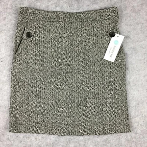 Margaret M Knit Knee Length Pencil Skirt w/ Pockets, Women's M/M (Black/White) - Picture 1 of 9