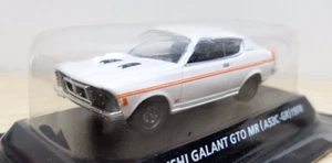 1/64 Konami 1970 MITSUBISHI GALANT GTO MR WHITE diecast car model - Picture 1 of 3