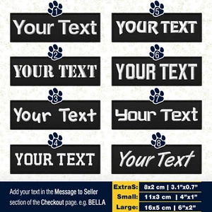 Custom NAME Patch Dog Harness Personalized Embroidered TAG Removable ID K9 Vest - Picture 1 of 16