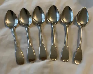 A Set of 6 Solid Silver Tablespoons, London 1810 William Eley & Fearn 436g - Picture 1 of 6