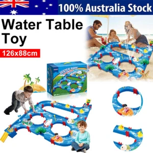 Outdoor Water Table Toy for Kids 89Pcs Water Park DIY Table Beach Play Toy AU - Picture 1 of 7