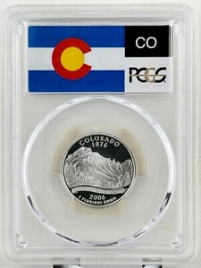 2006 S Colorado SILVER Quarter CO SILVER PR70DCAM Colorado PCGS PR 70 DCAM - Bild 1 von 2
