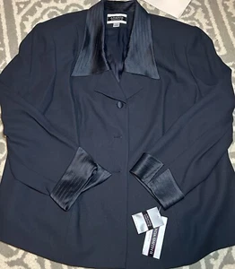 Neu mit Etikett Amanda Smith Anzug Damengröße 24 W Abendjacke - Bild 1 von 5