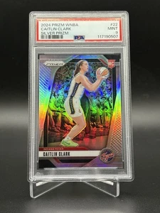 Panini Prizm WNBA 2024 Caitlin Clark Silver Prizm Rookie RC #22 PSA 9 como nuevo - Imagen 1 de 2