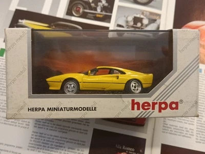 Ferrari 288 GTO Yellow 1/43 Herpa Metall Collection  070171 - Immagine 1 di 4
