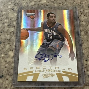 Gerald Henderson 2010-11 Absolute Memorabilia #79 Gold Spectrum Auto 152/199 - Picture 1 of 3