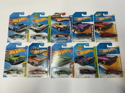 HOT WHEELS LOT OF (10) Dodge & Plymouth - Dart Barracuda Road Runner Hemi Cuda  - Image 1 of 4