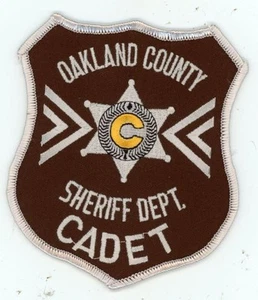 MICHIGAN MI OAKLAND COUNTY SHERIFF CADET NICE SHOULDER PATCH POLICE - Picture 1 of 1