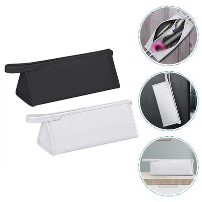 2 Pcs Nylon Hair Dryer Storage Bags for Hair Curler Straighter Home Travel  - Image 1 of 4