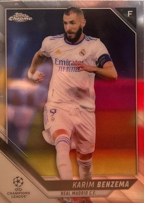 Karim Benzema / Real Madrid / Topps Chrome / Fußball Karte - Bild 1 von 2