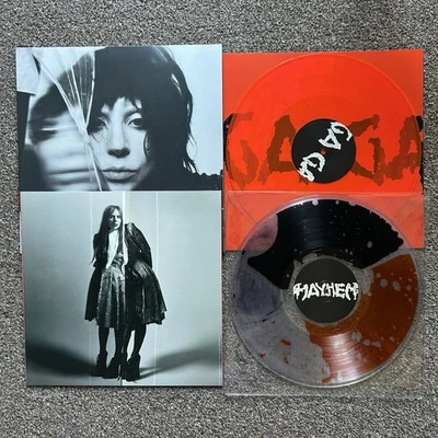 Lady Gaga - Mayhem - Liquid Filled Etched Vinyl 2025 Blood Records Bad World New - Image 1 of 4