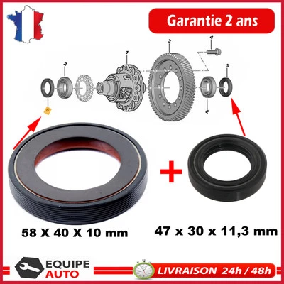 Joint SPI / Bague d'Étanchéité Boite Vitesse pour 206 207 208 3008 306 307 - Photo 1/4